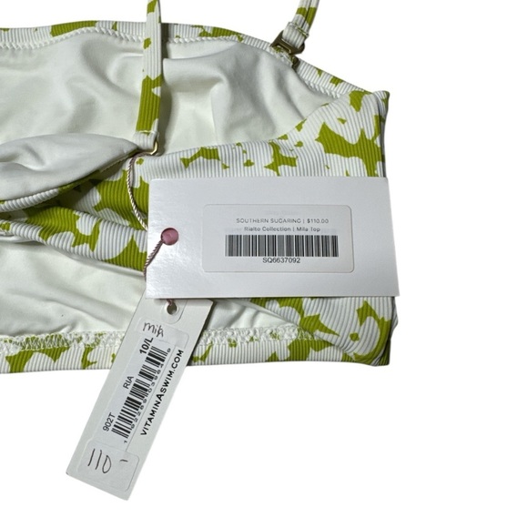 Vitamin A Rialto EcoRib Mila Luciana Bikini Set Large NWT - Picture 5 of 15